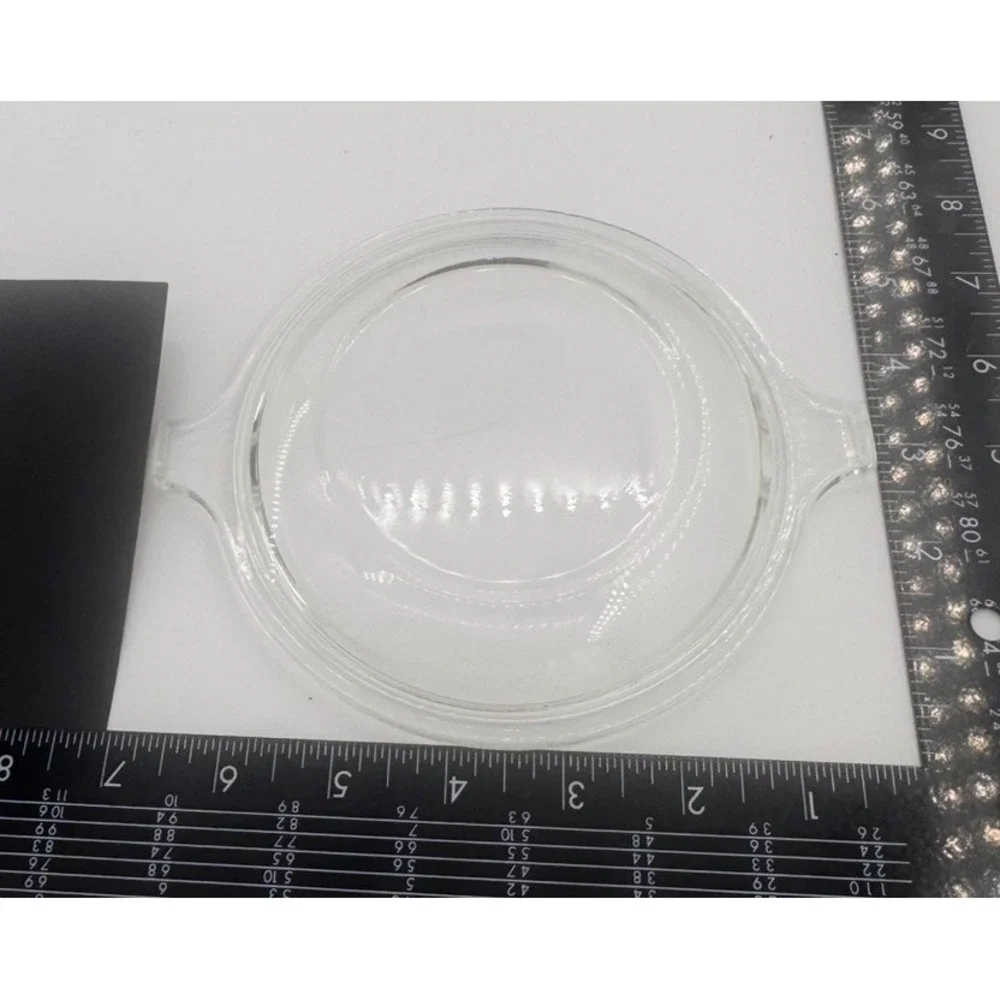 Pyrex Clear Glass Lid 681-C-6 Vintage Replacement 7 Inch Handle to Handle 5 Inch